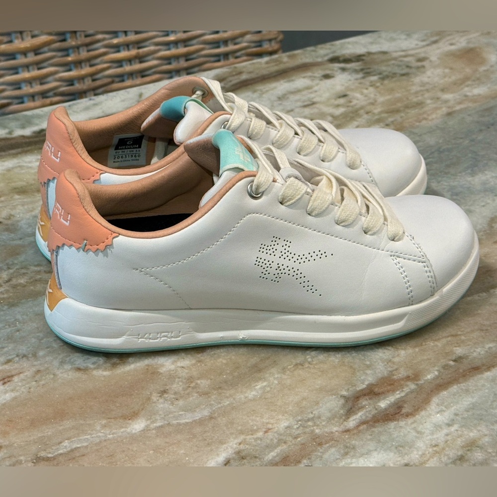 KURU Women's Sneakers - White, Cream, and Tan